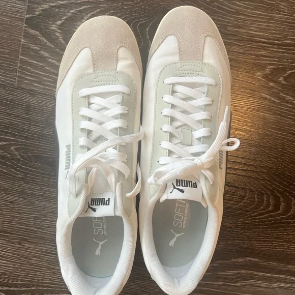 Puma White and Black SoftFoam Sneakers - Picture 2 of 3